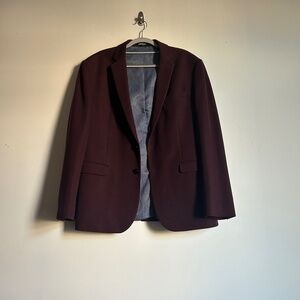 Men’s Burgundy Blazer